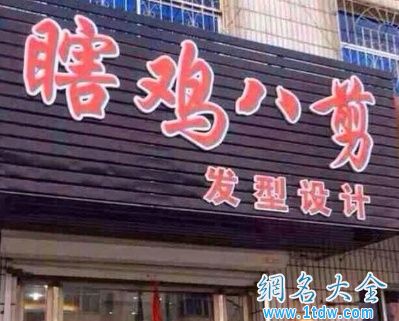 给美发店起名字